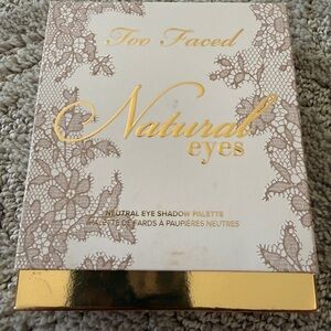 Too Faced Natural Eyes Shadow Palette with Gold and Cream